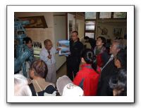 20 三松記念館では三松さんの子孫に説明を聞きました。含蓄のあるいろいろなお話を聞けたのは有意義でした。