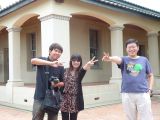 12 週末は台南に観光に連れて行ってもらいました。案内してくれた学生たち