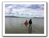 4 オルゴイ湖定例水の調査へ