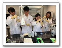 14 福井里山里海湖研究所で開催された花粉分析実習に参加しました。